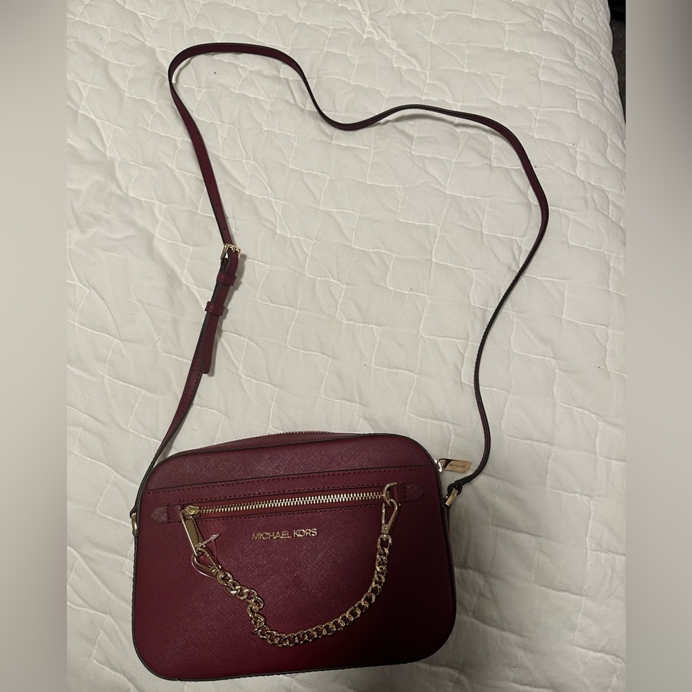 Dark Red Michael Kors Crossbody